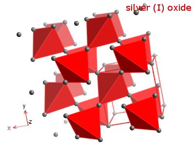 Crystal structure of disilver oxide