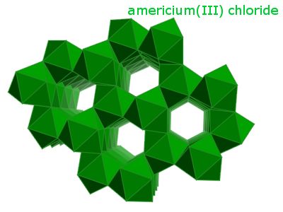 Crystal structure of americium trichloride