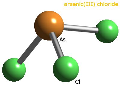 Crystal structure of arsenic trichloride