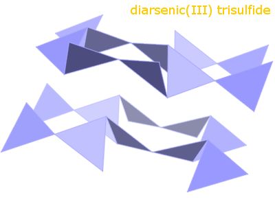 Crystal structure of diarsenic trisulphide