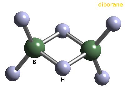 Crystal structure of diborane (6)