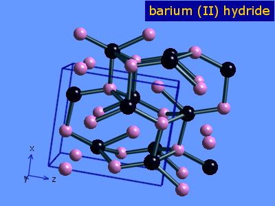 Crystal structure of barium dihydride