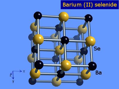 Crystal structure of barium selenide