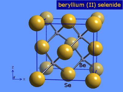 Crystal structure of beryllium selenide