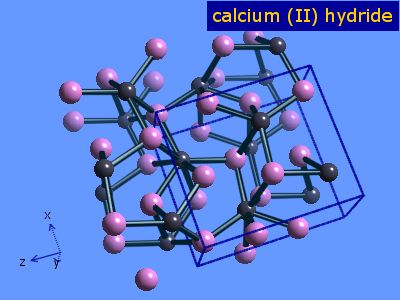 Crystal structure of calcium dihydride