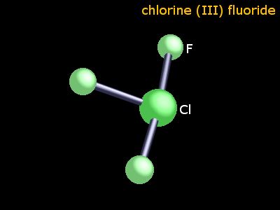 Crystal structure of chlorine trifluoride