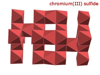 Crystal structure of dichromium trisulphide