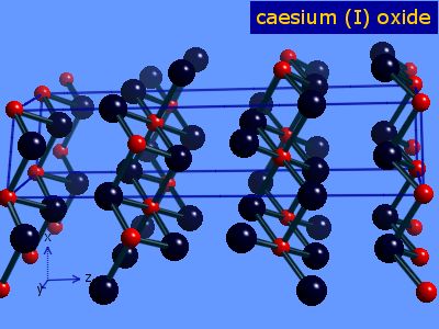 Crystal structure of dicaesium oxide