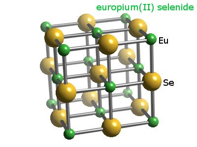 Crystal structure of europium selenide