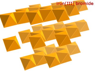 Crystal structure of iron tribromide