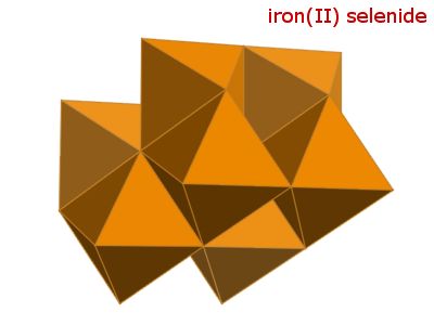 Crystal structure of iron selenide