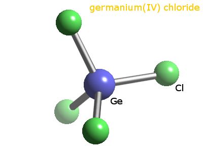 Crystal structure of germanium tetrachloride