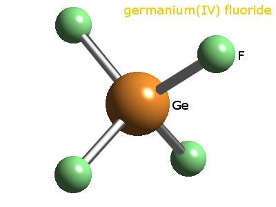 Crystal structure of germanium tetrafluoride