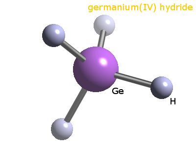 Crystal structure of germanium tetrahydride