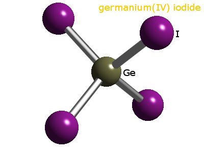 Crystal structure of germanium tetraiodide