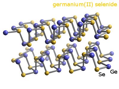 Crystal structure of germanium selenide