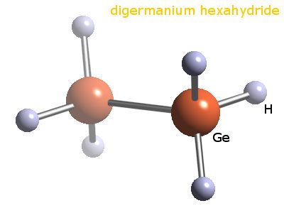 Crystal structure of digermanium hexahydride