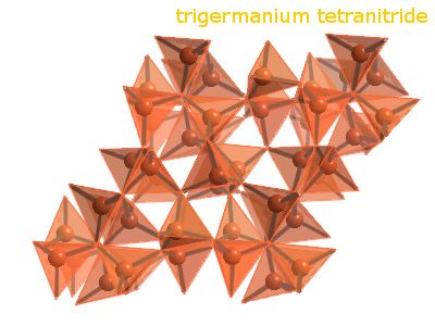 Crystal structure of trigermanium tetranitride