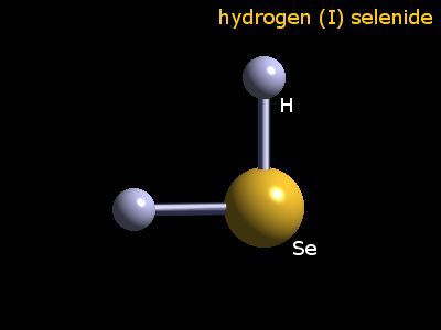 Crystal structure of hydrogen selenide