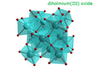 Crystal structure of diholmium trioxide