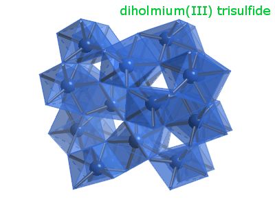 Crystal structure of diholmium trisulphide