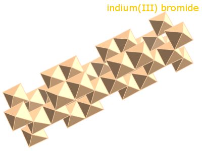 Crystal structure of indium tribromide