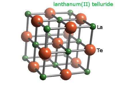 Crystal structure of lanthanum telluride