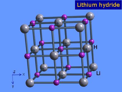 Crystal structure of lithium hydride