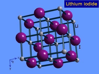 Crystal structure of lithium iodide