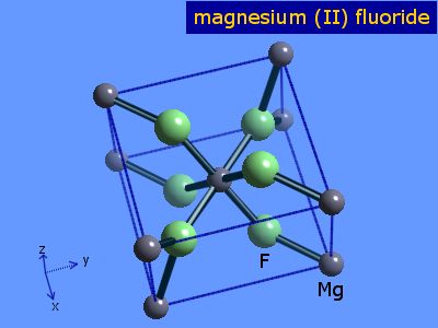 Crystal structure of magnesium difluoride