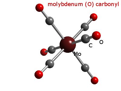 Crystal structure of molybdenum hexacarbonyl