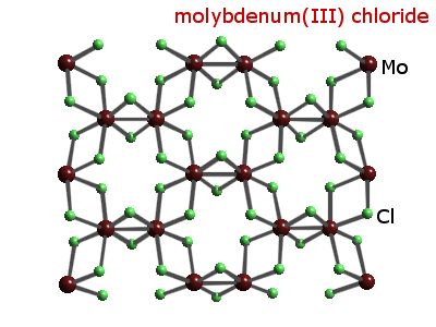 Crystal structure of molybdenum trichloride