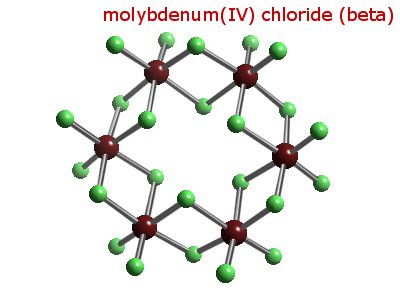 Crystal structure of molybdenum tetrachloride