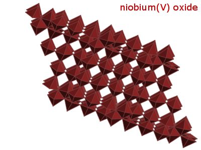 Crystal structure of diniobium pentaoxide