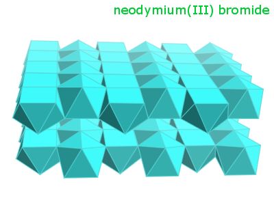 Crystal structure of neodymium tribromide