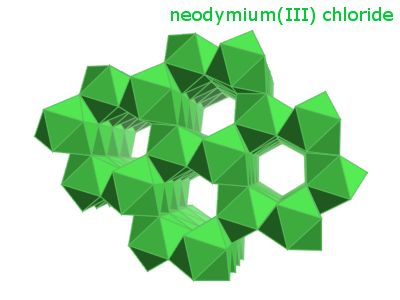 Crystal structure of neodymium trichloride