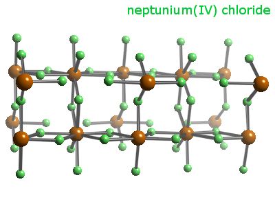 Crystal structure of neptunium tetrachloride