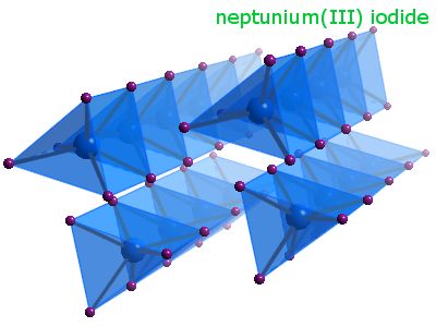 Crystal structure of neptunium triiodide