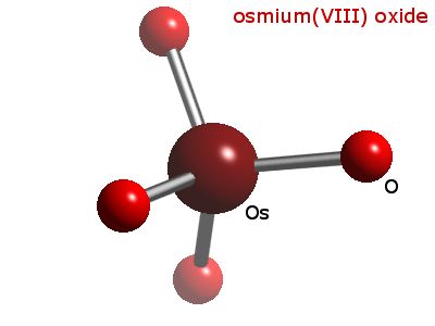 Crystal structure of osmium tetraoxide