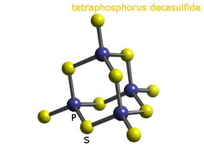 Crystal structure of tetraphosphorus decasulphide