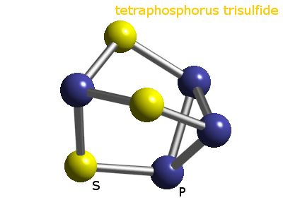 Crystal structure of tetraphosphorus trisulphide