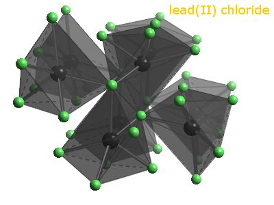 Crystal structure of lead dichloride