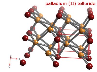 Crystal structure of palladium ditelluride