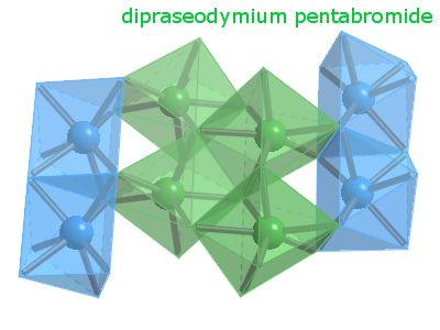 Crystal structure of dipraseodymium pentabromide