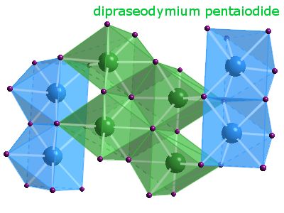 Crystal structure of dipraseodymium pentaiodide