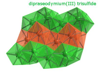 Crystal structure of dipraseodymium trisulphide