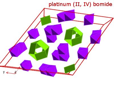 Crystal structure of platinum tribromide