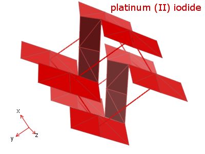 Crystal structure of platinum diiodide