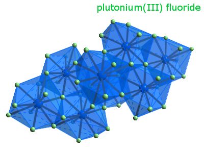 Crystal structure of plutonium trifluoride