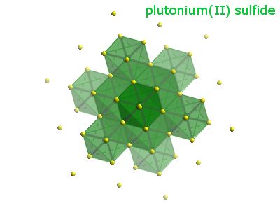 Crystal structure of plutonium sulphide